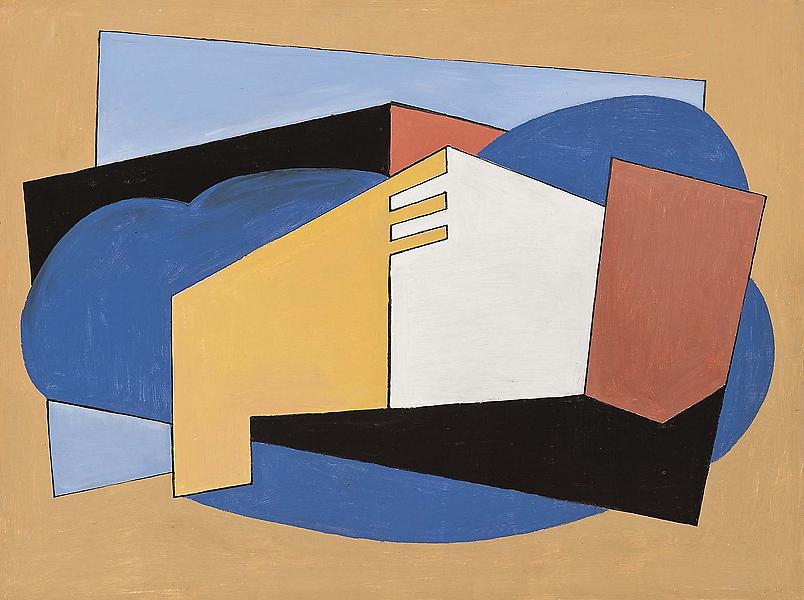 Untitled, 1939 oil on Masonite 15 1/8 x 20 1/4 inc...