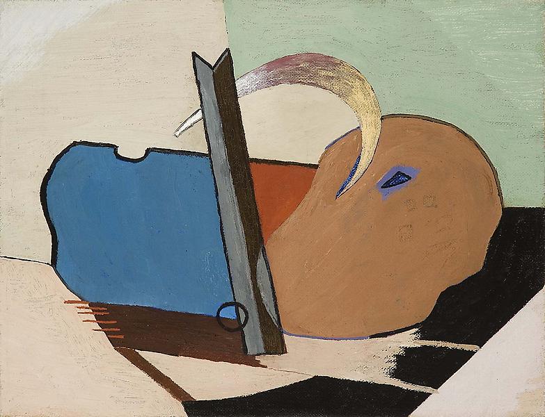 Untitled, 1940 oil on canvas 8 1/8" x 10 1/8", sig...