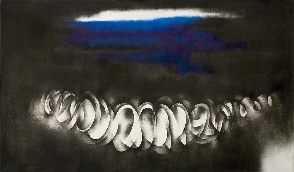 Ebb Tide, 1975 oil on canvas 47 3/4" x 80 1/8...