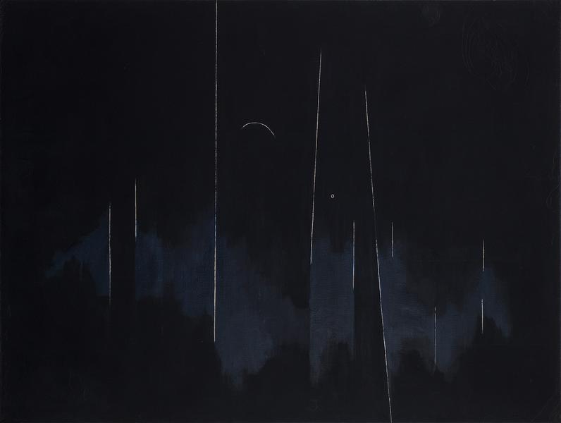 No. 2, 1973 oil on canvas 49 3/4" x 67 1/8&qu...