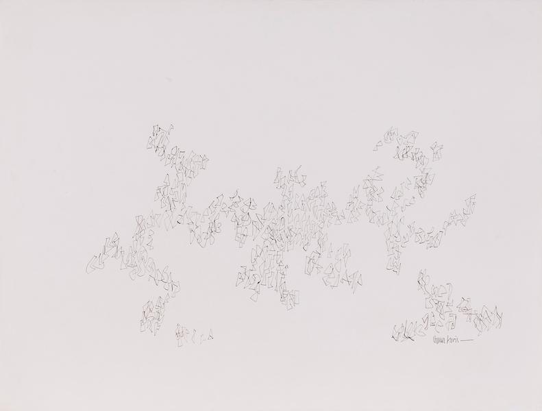 Untitled, c.1970 ink on paper 18" x 24"...