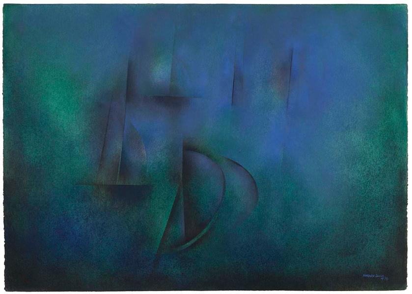 Untitled, 1978 oil on paper 29 3/4" x 41 5/8&...