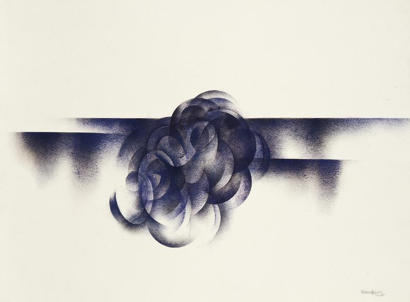 Untitled, 1975 oil on paper 22" x 30" si...