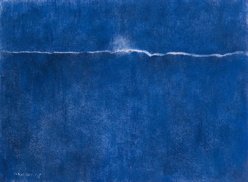 Untitled, 1974 oil and pastel on paper 22" x...