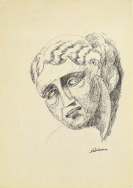Untitled, c.1904 ink on paper 16 1/8" x 11 1/2" sh...