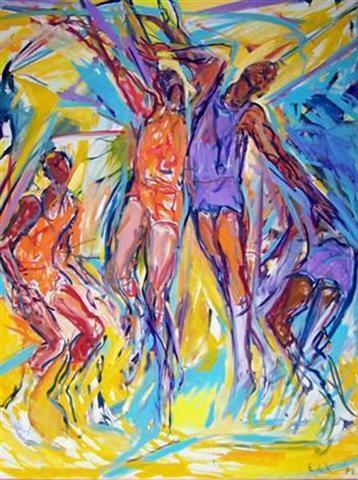 Basketball #40
Oil on canvas
84 x 66 inches (213.36 x 167.64 cm)
Signed and dated lower right