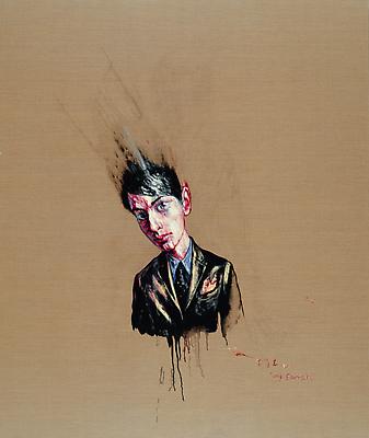 Zeng Fanzhi, "Portrait 07-8-4" 
2007
Oil on canvas
74 5/8 x 62 7/8 inches (189.6 x 159.7 cm) Image