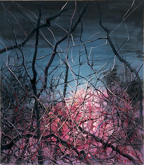 Zeng Fanzhi, "Untitled 08-3-2" 
2008
Oil on canvas
47 1/4 x 41 3/8 inches (120 x 105 cm)