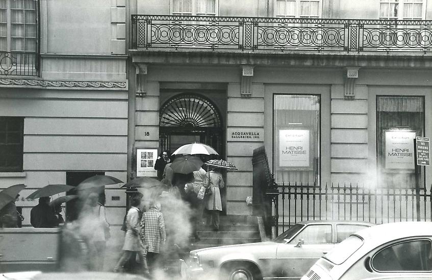 Exhibition at Acquavella Galleries, Fall 1973