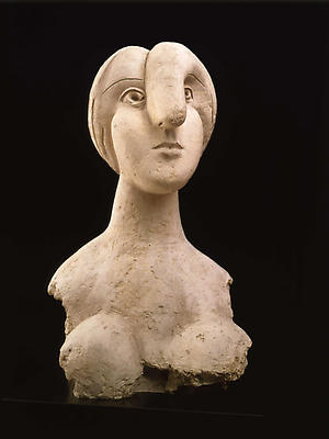 Pablo Picasso, "Bust of a Woman," 1931
Plaster, 30 3/4 inches high
Collection of Mr. and Mrs. Herbert Klapper Image