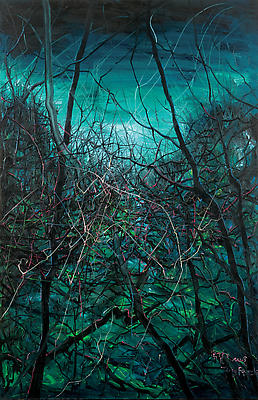 Zeng Fanzhi, "Untitled 08-4-9"
2008
Oil on canvas
110 1/4 x 70 7/8 inches (280 x 180 cm) Image