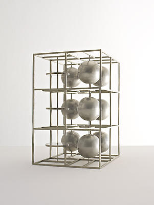 Fausto Melotti, "Sculpture no. 21," 1935
Nickel-plated iron, 
21 5/8 x 13 3/4 x 13 3/4 inches
Private Collection Image