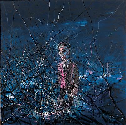 Zeng Fanzhi, "Untitled 08-12-19" 
2008
Oil on canvas
78 3/4 x 78 3/4 inches (200 x 200 cm) Image