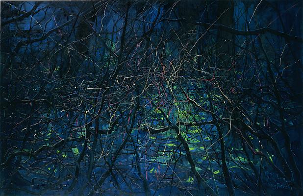 Zeng Fanzhi, "Untitled 08-4-6"
2008
Oil on canvas
84 5/8 x 129 7/8 inches (215 x 330 cm) Image
