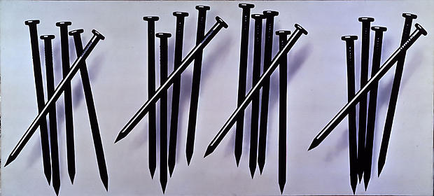 James Rosenquist, "Snow Fence I," 1973
Oil on canvas, 54 x 120 1/8 inches
Private Collection Image