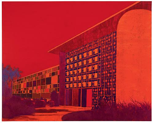 "Biblioteca Jose M. Lazaro, UPR, PR," 2010
Oil on canvas, 80 x 100 inches Image