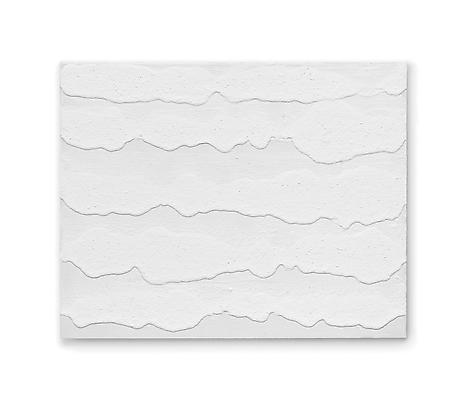 Miquel Barceló, "5 petites Vagues", 2012
White titanium pigment and polyvinyl acetate on linen
25 5/8 x 31 7/8 inches (65 x 81 cm)
Art © 2012 Miquel Barceló / Artists Rights Society (ARS), New York / ADAGP, Paris Image
