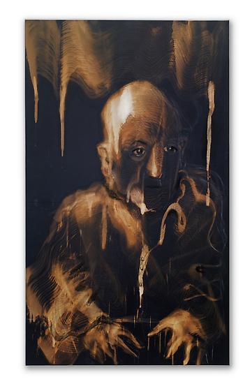 Miquel Barceló, Eric Mézil, 2011
Bleach, chalk and charcoal on canvas
61 x 35 7/8 inches (155 x 91 cm)
Courtesy Acquavella Galleries
Art © 2011 Miquel Barceló / Artists Rights Society (ARS), New York / ADAGP, Paris