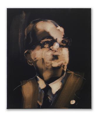 Miquel Barceló, "Gimferrer", 2010
Bleach, chalk and charcoal on canvas
25 5/8 x 21 1/4 inches (65 x 54 cm)
Art © 2010 Miquel Barceló / Artists Rights Society (ARS), New York / ADAGP, Paris Image