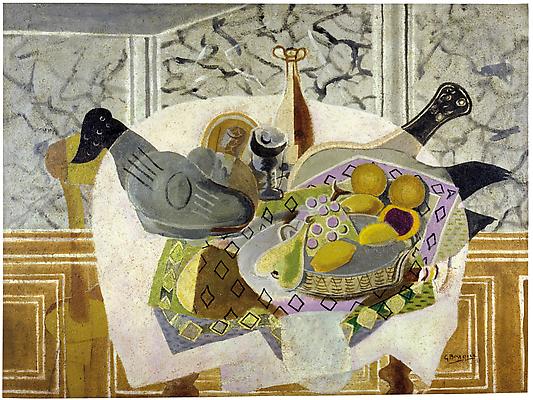 The Mauve Tablecloth
1936
Oil on canvas
33 ½ x 51 ½ inches (85 x 131 cm)
Private Collection
© 2011 Artists Rights Society (ARS), New York / ADAGP, Paris Image