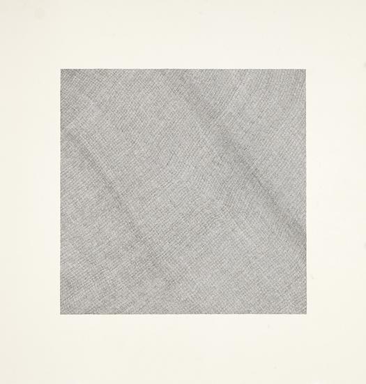 Jacob El Hanani, "Crosshatched Dish Towel", 1998
Ink on paper, 20 5/8 x 20 5/8 inches
Art © Jacob El Hanani