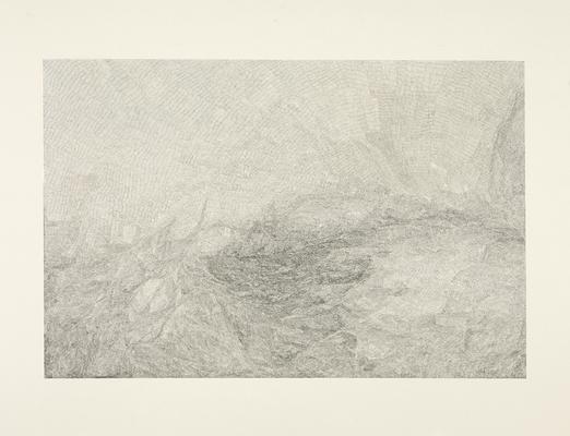 Jacob El Hanani, "Linescape A (From the J. W. Turner Series)", 2012
Ink on paper, 20 1/2 x 28 inches
Art © Jacob El Hanani Image