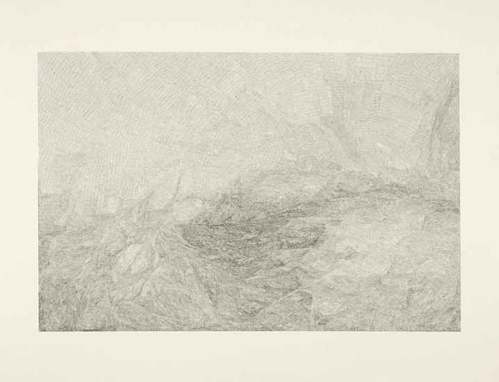 Jacob El Hanani, "Linescape A (From the J. W. Turner Series)", 2012
Ink on paper, 20 1/2 x 28 inches
Art © Jacob El Hanani