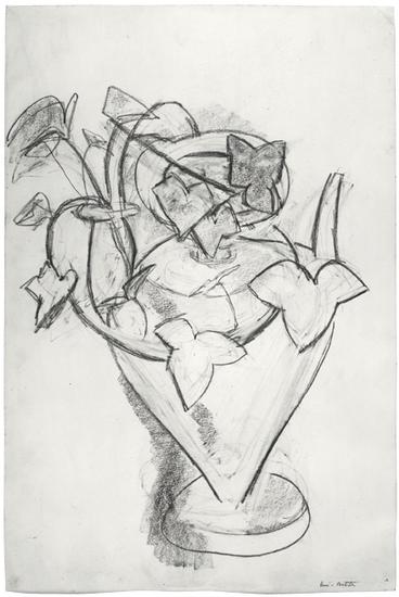 Henri Matisse, "Vase de lierre," c. 1915
Charcoal on paper, 22 x 14 4/3 inches 
Art © 2015 Succession H. Matisse / Artists Rights Society (ARS), New York