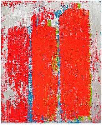 Enoc Perez, "Marina Towers, Chicago," January 2012. 
Oil on canvas. 110 x 90 inches. 
Courtesy of the Artist and Acquavella Galleries, New York Image