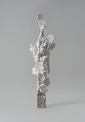 Enoc Perez, "Condado Beach Hotel"
November 2012
Plaster cast for bronze sculpture on stone base
44 x 14 x 9 inches (111.8 x 35.6 x 22.9 cm) Image
