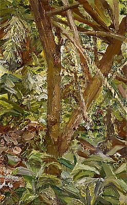 Lucian Freud, "Small Garden"
1997
Oil on canvas, 8 x 5 in. (20.3 x 12.7 cm)
Private Collection
© The Lucian Freud Archive Image