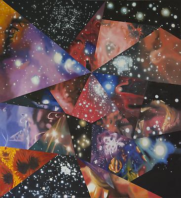 James Rosenquist, "Multiverse You Are, I Am"
2012
Oil on canvas
132 x 120 inches
Art © James Rosenquist / Licensed by VAGA, New York, NY Image