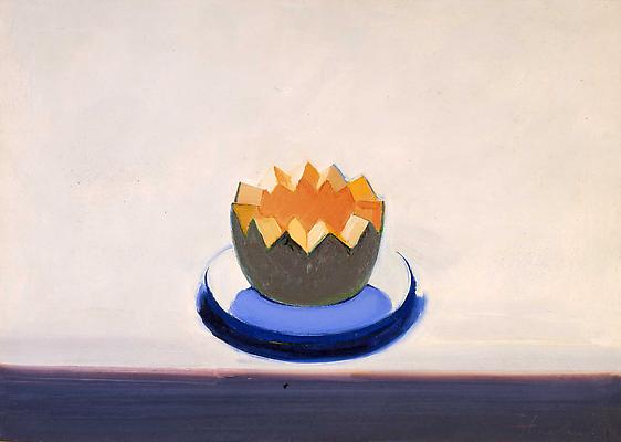 Wayne Thiebaud, "Melon"
1962
Oil on canvas
20 x 28 inches (51 x 71 cm) Image