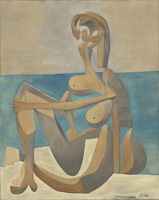 Pablo Picasso, "Seated Bather," early 1930
The Museum of Modern Art, New York.  Mrs. Simon Guggenheim Fund.  Digital Image© The Museum of Modern Art / Licensed by SCALA / Art Resource, NY Image