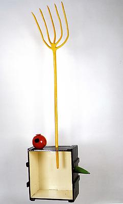 Joan Miro, "Woman and Bird," 1967
Painted Bronze, number 3/4
102 1/2 inches high Image