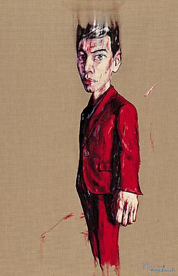 Zeng Fanzhi, "Portrait 08-4-1" 
2008
Oil on canvas
43 1/4 x 28 3/8 inches (110 x 72 cm) Image