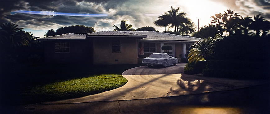 Damian Loeb, "The Color of Money," 2007
Oil on linen, 36 x 84 inches