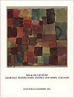 XIX & XX Century Drawings, Watercolors, Pastels, Gouaches, Collages