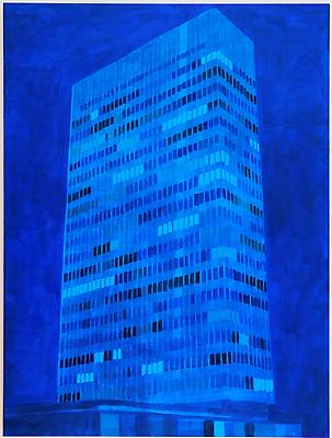 "Lever House, NY," 2010
Oil on canvas, 80 x 60 inches Image