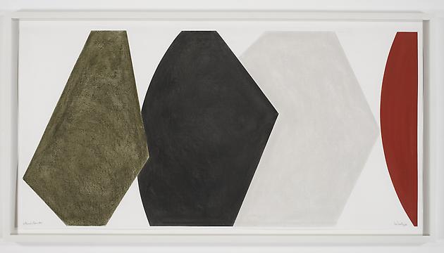 4 Forms in Space #2, 2008
Pastel on paper
24 1/2 x 48 1/2 inches
SGI849