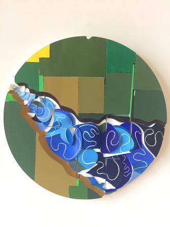 Earth Circle, 2016
HDU, Trupan, Flashe, acrylic paint
40 x 40 x 3 inches
SGI3411