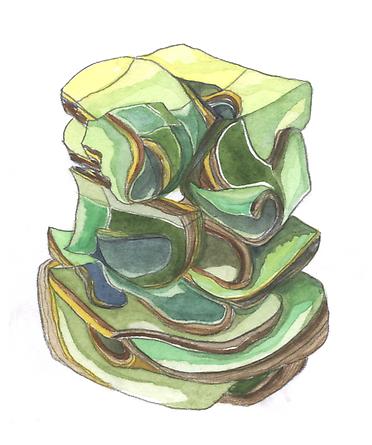 Untitled (2011-5-21), 2011
Gouache & graphite on board
5 x 6 inches