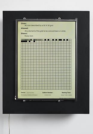 Every Icon,  1996
Custom software, Macintosh PowerBook170, acrylic plastic
19 x 16 x 2 inches
Unlimited edition
GLG506