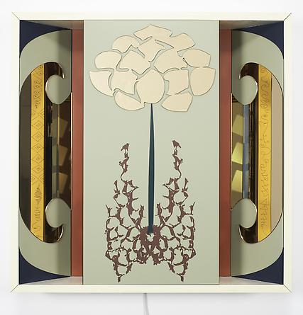 Little Light, 2007
Custom software, LCD screen, Formica, mirrored acrylic plastic, lacquered wood
25 x 25 x 4 inches
Unique
SGI628