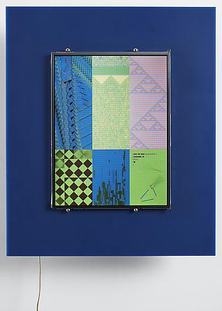 Automata Studies, 2002
Custom software, Macintosh G3 PowerBook, acrylic plastic
19 x 16 x 3 1/2 inches
Edition of 8
SGI1435