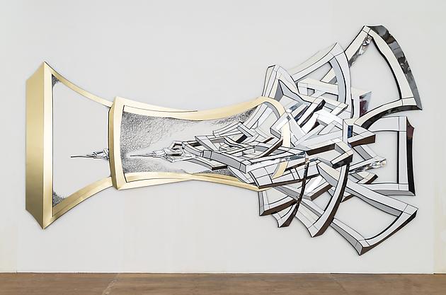 Moment of Expansion, 2014
HDU, Trupan, acrylic paint & plastic laminate
108 x 192 x 3 inches
SGI2640