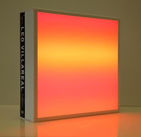 Sky (for San Jose), 2010
LEDs, painted metal, custom software, electrical hardware, exhibition catalog
12 ¼ x 12 ¼ x 3 5/8 inches
Edition of 25