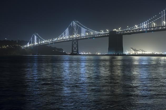 The Bay Lights, 2013
LEDs, custom software
Site specific installation: The Bay Bridge, San Francisco, CA