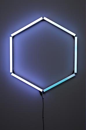 Monohex, 2008
LEDs, custom software, electrical hardware
50 x 46 x 4 inches
Edition of 5