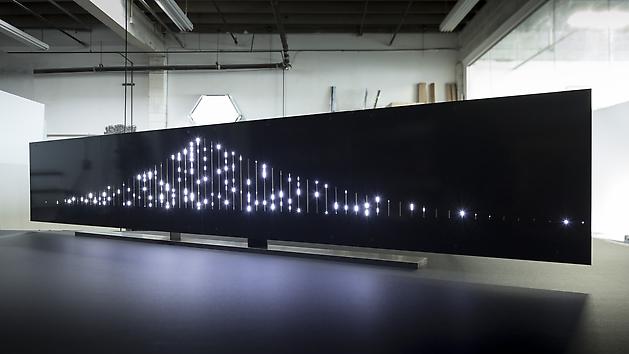 The Bay Lights (edition), 2013
LEDs, printed circuit board, custom software, electrical hardware
10 x 72 inches
Edition of 30